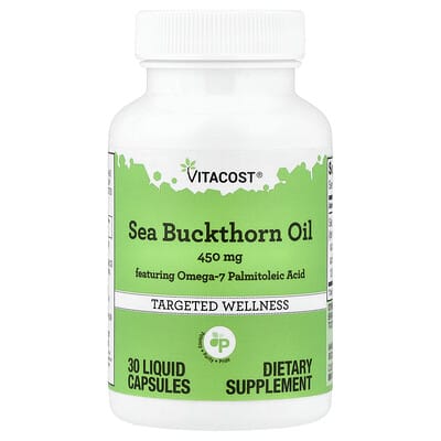 Sea Buckthorn Oil, 450 mg, 30 Liquid Capsules