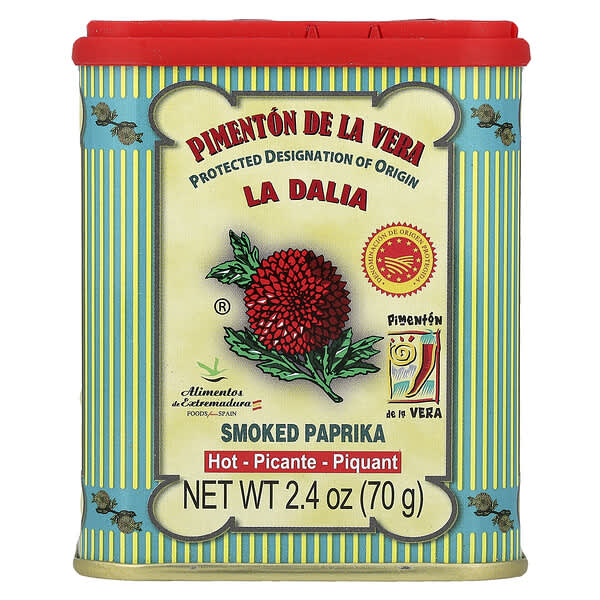 Smoked Paprika, Hot, 2.4 oz (70 g)