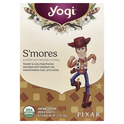 Green & Black Tea, S'mores, 16 Tea Bags, 1.12 oz (32 g)