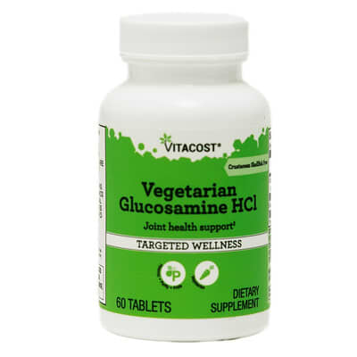 Vegetarian Glucosamine HCl, 750 mg, 60 Tablets