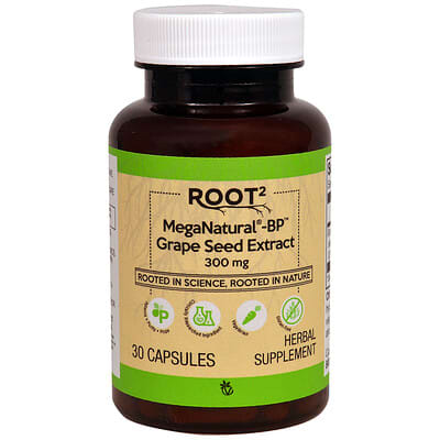 MegaNatural®-BP™ Grape Seed Extract, 300 mg, 30 Capsules