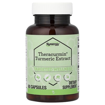 Synergy®, Theracurmin® Turmeric Extract, 60 Capsules
