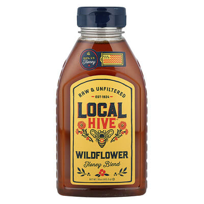 Honey Blend, Wildflower, Raw & Unfiltered, 16 oz (453.5 g)