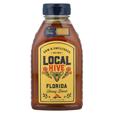 Honey Blend, Florida, Raw & Unfiltered, 16 oz (453.5 g)