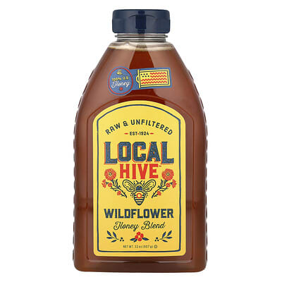 Honey Blend, Wildflower, Raw & Unfiltered, 32 oz (907 g)
