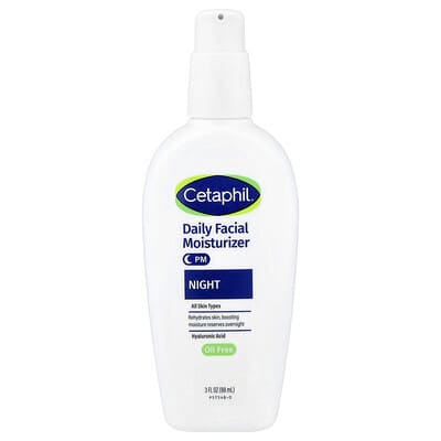 Daily Facial Moisturizer, Night, 3 fl oz (88 ml)