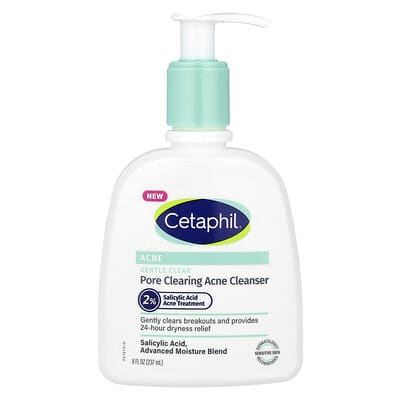 Cetaphil Очищающий гель для лица против акне, 8 fl oz (237 ml)