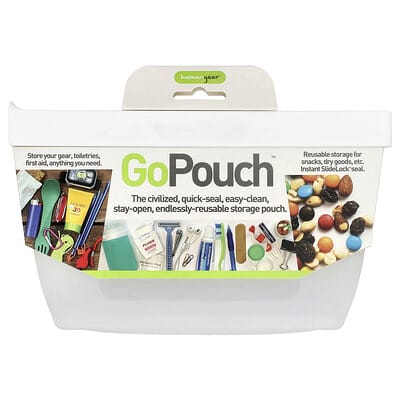Go Pouch™, Small, Прозрачный, 12 fl oz (400 ml)
