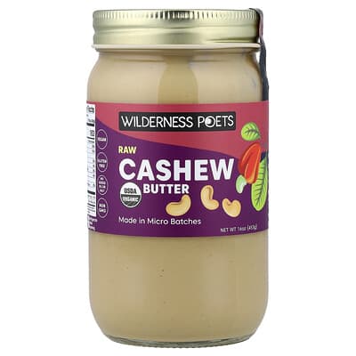 Raw Cashew Butter, 16 oz (453 g)