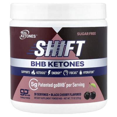Смесь порошка Shift, BHB Ketones, Black Cherry, 7.9 oz (223 g)