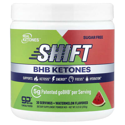 Смесь кетонов Shift BHB, арбуз, 8.2 oz (233 g)
