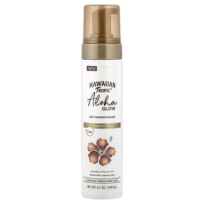 Aloha Glow, Self-Tanning Mousse, Express Tan, Coconut, 6.7 oz (189.9 g)