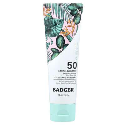 Ежедневный солнцезащитный крем Daily Mineral, SPF 50, 4 fl oz (118 ml)