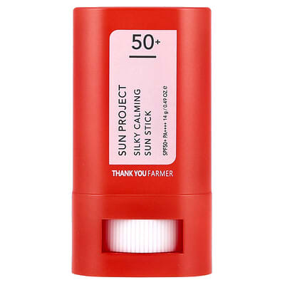 Sun Project, Silky Calming Sun Stick, SPF 50+ PA++++, 0.49 oz (14 g)