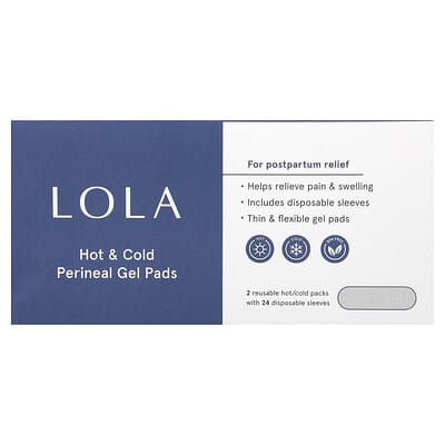 Hot & Cold Perineal Gel Pads, 2 Pads