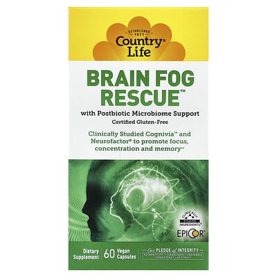 Brain Fog Rescue™, 60 Vegan Capsules