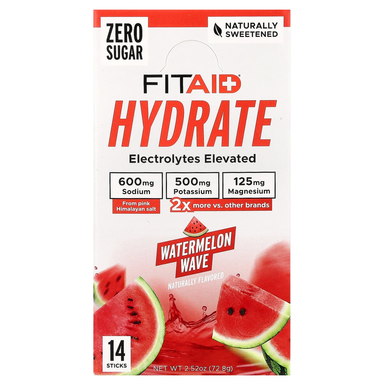 Hydrate, Watermelon Wave, 14 Sticks, 0.18 oz (5.2 g)
