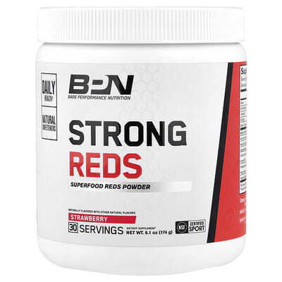 BPN Strong Reds, клубника, 6.1 oz (174 g)