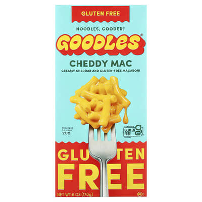 Goodles Creamy Cheddar и безглютеновые макароны, 6 oz (170 g)