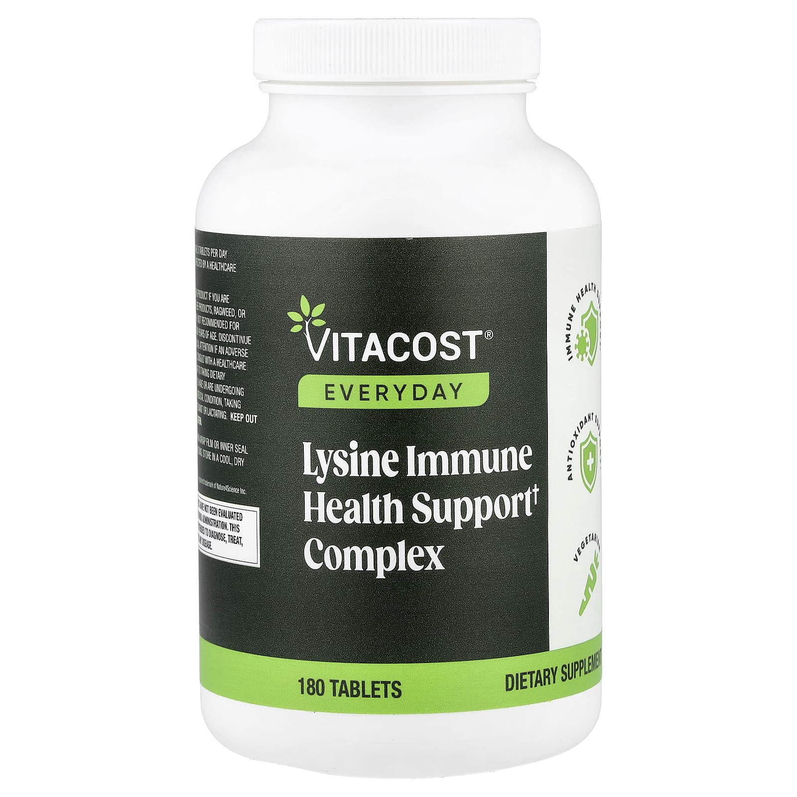 Everyday, Lysine Immune Health Support Complex, 180 Tablets