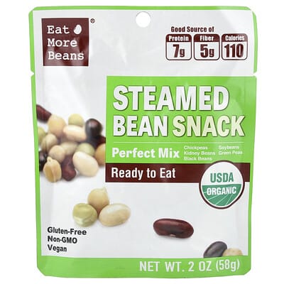 Steamed Bean Snack, Perfect Mix, 2 oz (58 g)