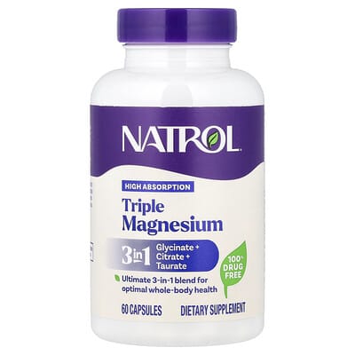 Магний Triple Magnesium, 60 капсул