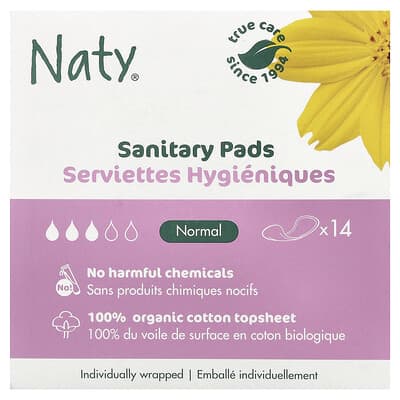 Sanitary Pads, Normal, 14 Pads