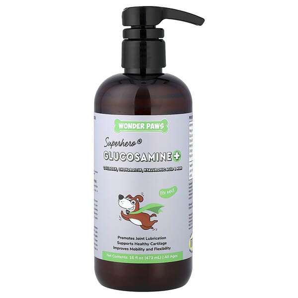 Superhero®, Glucosamine+, For Dogs, All Ages, 16 fl oz (473 ml)