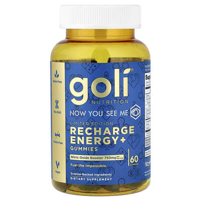 Recharge Energy+ Gummies, 60 Gummies