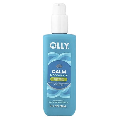 Calm, Vitamin-Infused Body Serum, Comforting Eucalyptus Amber, 8 fl oz (236 ml)