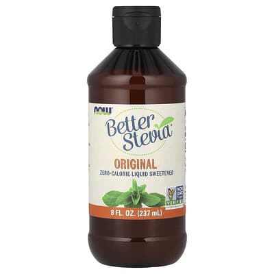 Better Stevia® Жидкий подсластитель без калорий, Original, 8 fl oz (237 ml)
