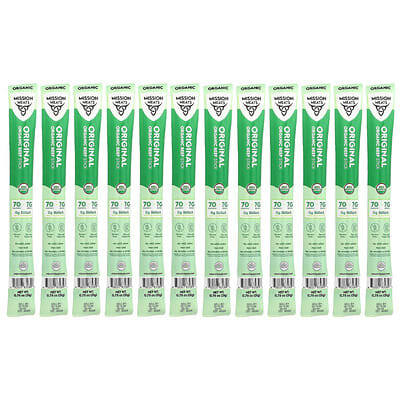 Мясные палочки Mission Meats Original Organic Beef Stick, 12 шт, 0.75 oz (21 g) каждая