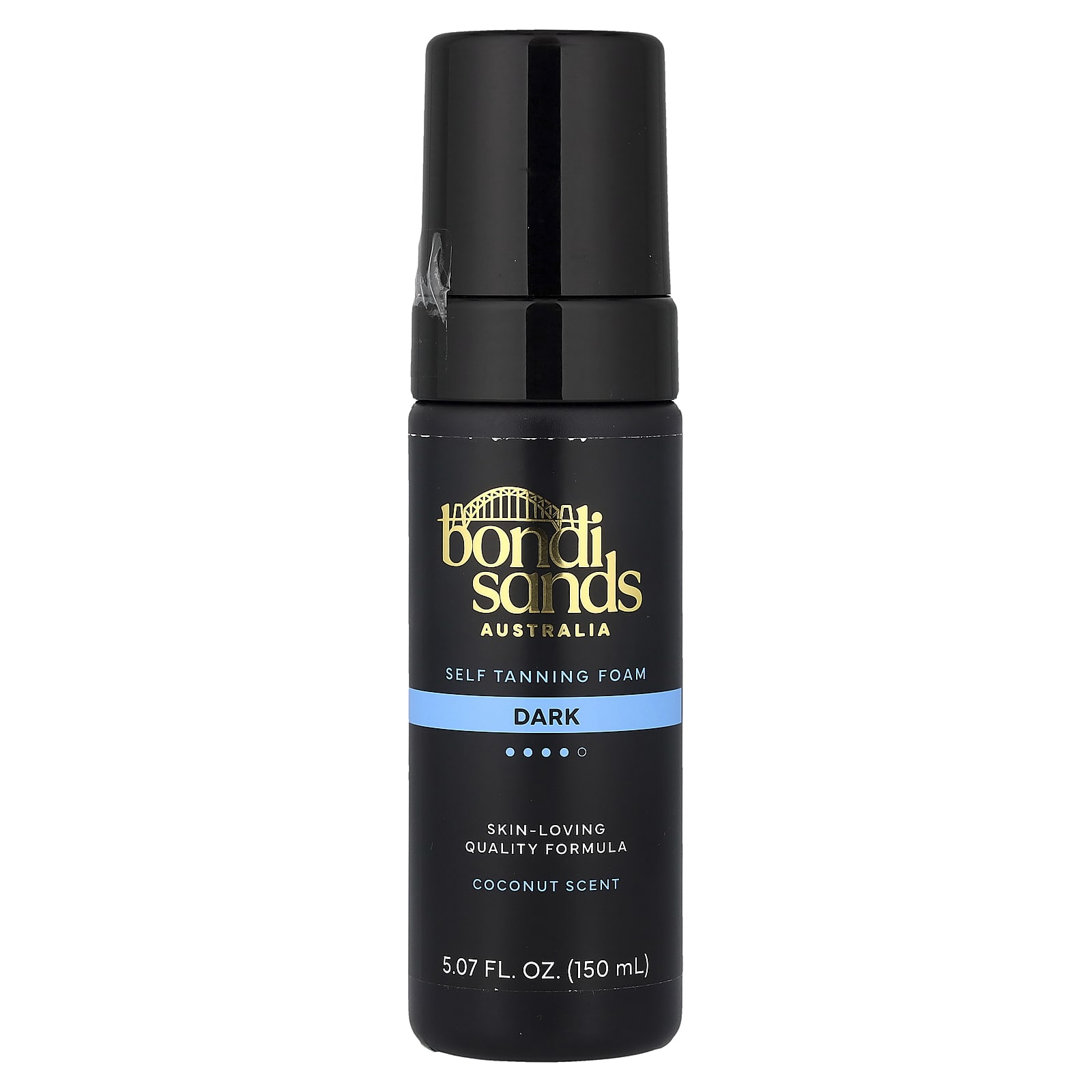 Self Tanning Foam, Dark, Coconut, 5.07 fl oz (150 ml)