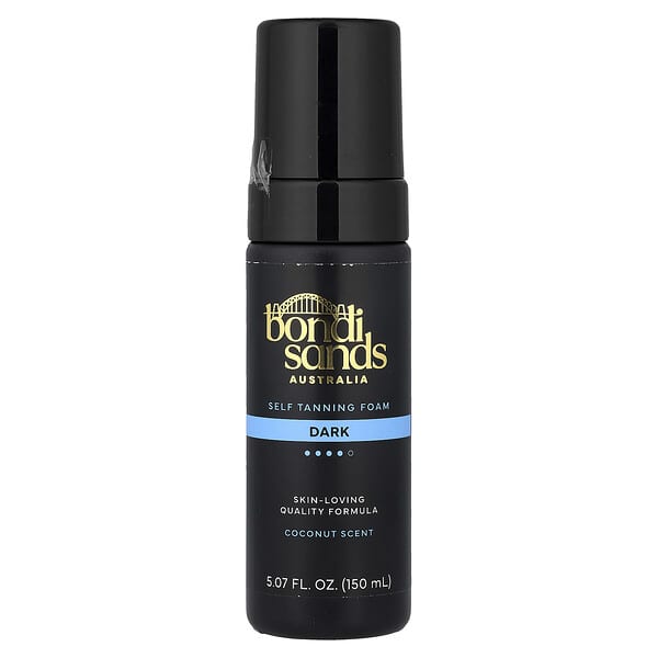 Self Tanning Foam, Dark, Coconut, 5.07 fl oz (150 ml)