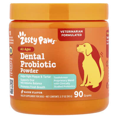 Dental Probiotic Powder, For Dogs, All Ages, Bacon, 3.17 oz (90 g)