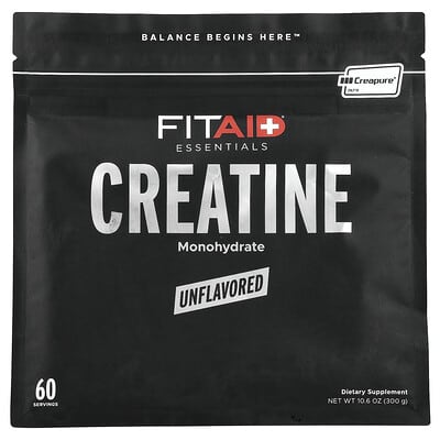 Креатин FITAID Essentials, без вкуса, 10.6 oz (300 g)