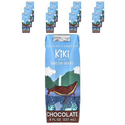 Органическое растительное молоко, шоколадное, 12 упаковок, 8 fl oz (237 ml) каждая