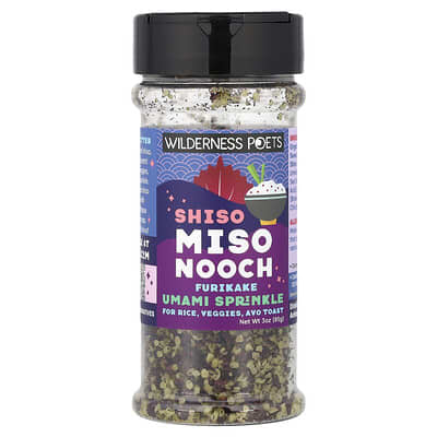 Приправа Furikake Umami Sprinkle, Shiso Miso Nooch, 3 oz (85 g)