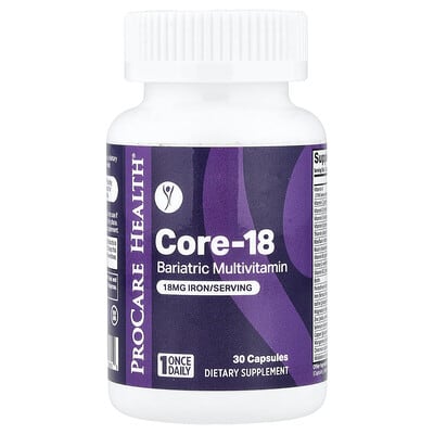 Мультивитамины Core-18 Bariatric 30 капсул