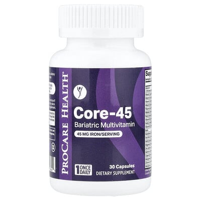 Мультивитамины Core-45 Bariatric, 30 капсул