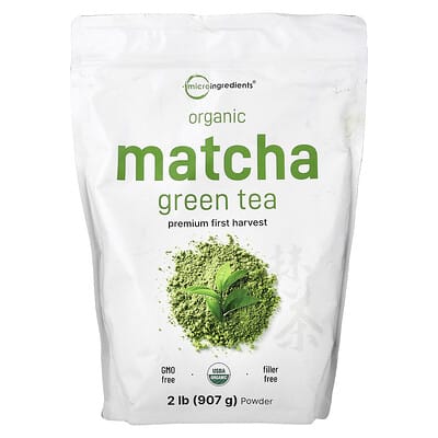 Органический порошок чая матча, 2 lb (907 g)