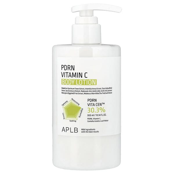 PDRN Vitamin C Body Lotion, 10.14 fl oz (300 ml)