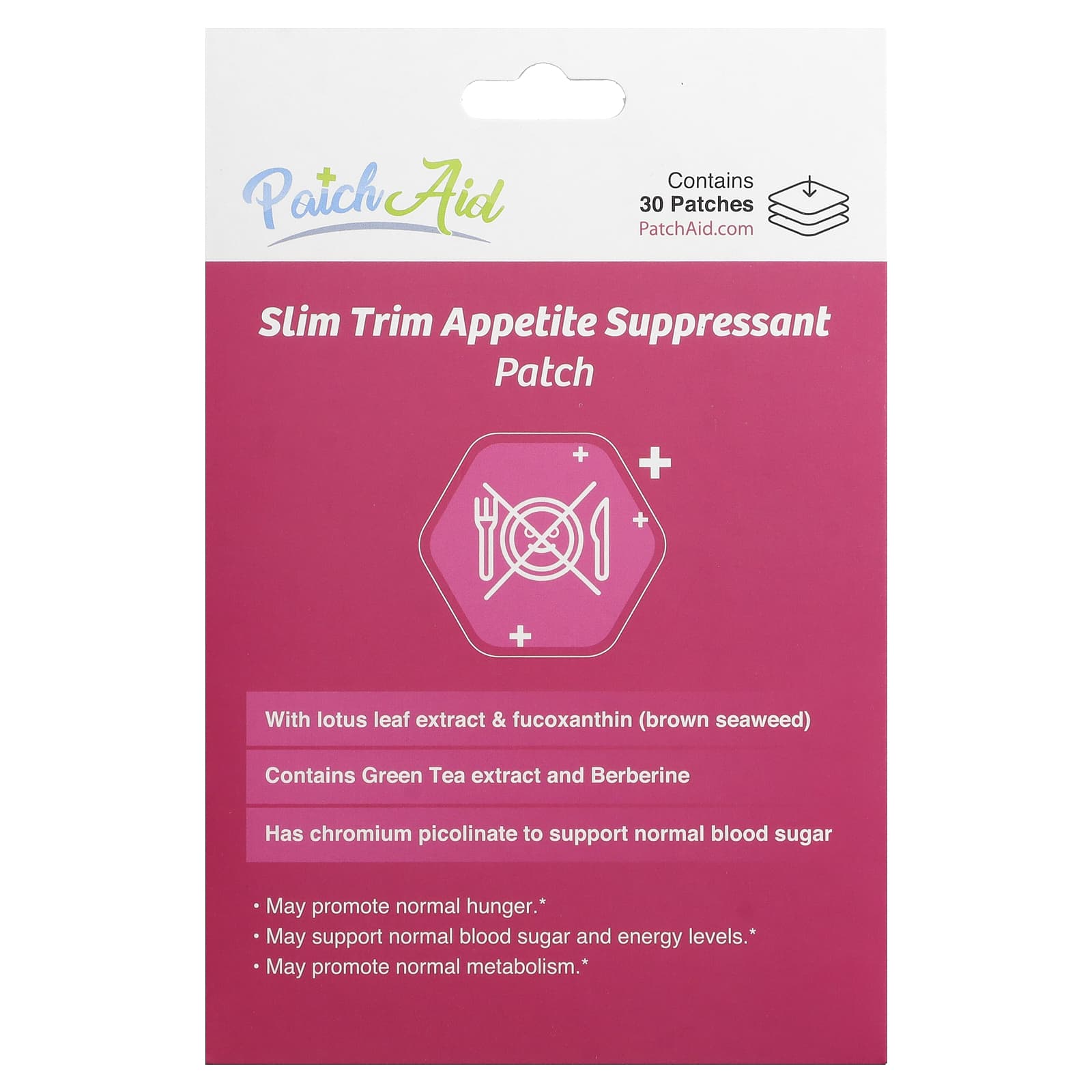 Slim Trim Appetite Suppressant Patch,  30 Patches