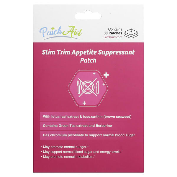 Пластырь для подавления аппетита Slim Trim, 30 штук
