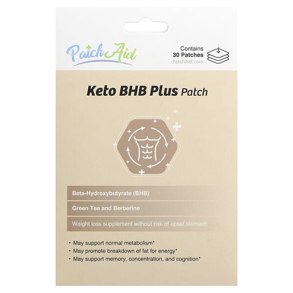 Keto BHB Plus патчи, 30 штук
