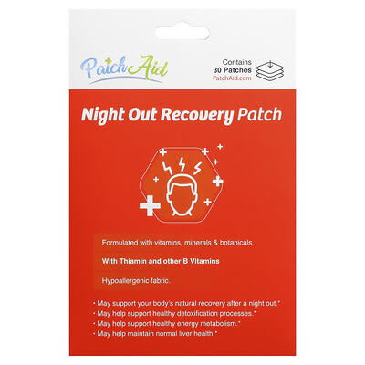 Night Out Recovery Patch, 30 Patches