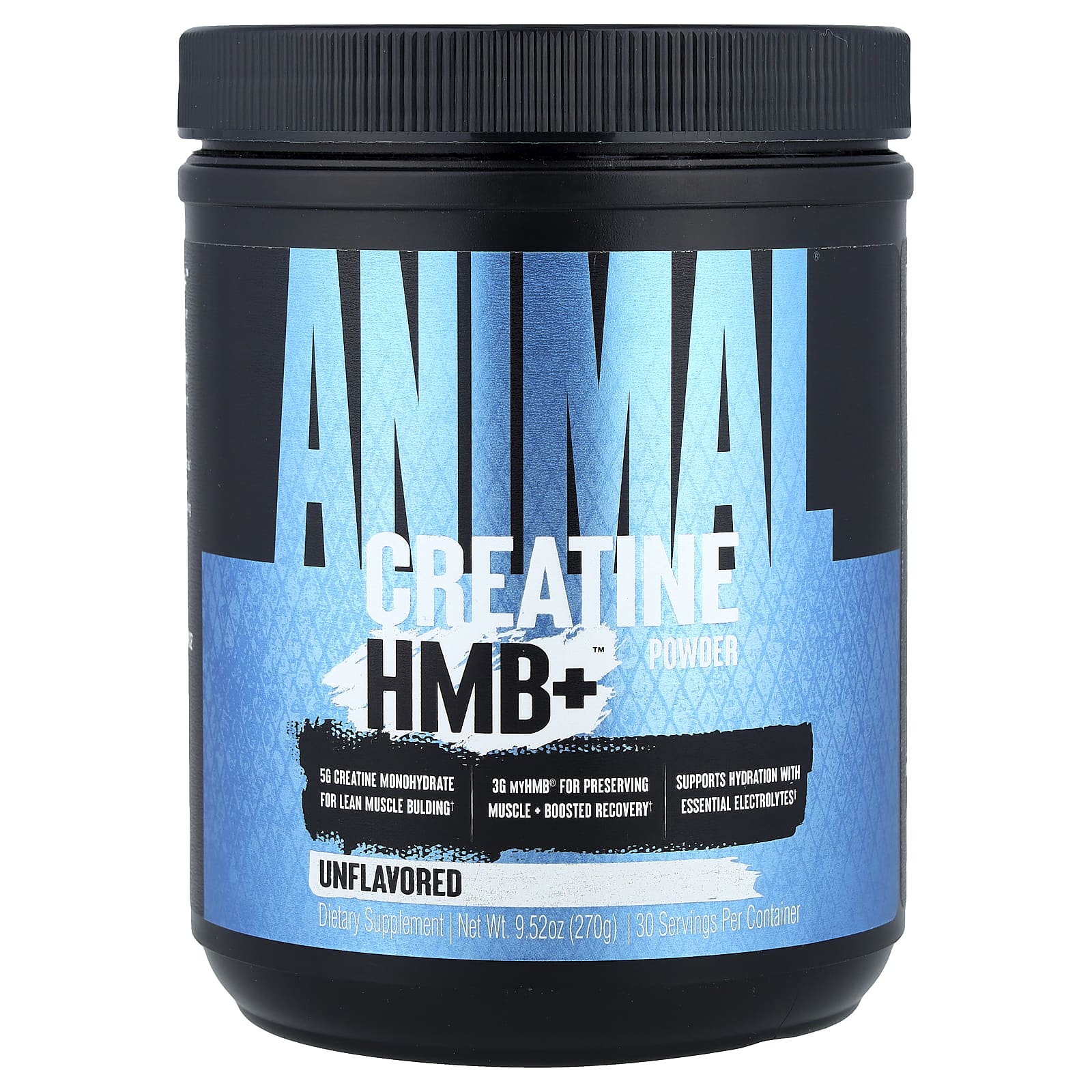 Creatine HMB+™ Powder, Unflavored, 9.52 oz (270 g)