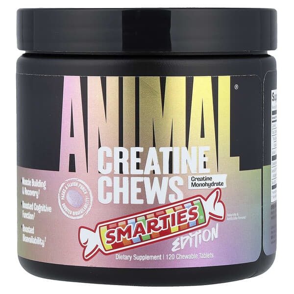 Желейные конфеты с креатином, серия Smarties®, 120 жевательных таблеток