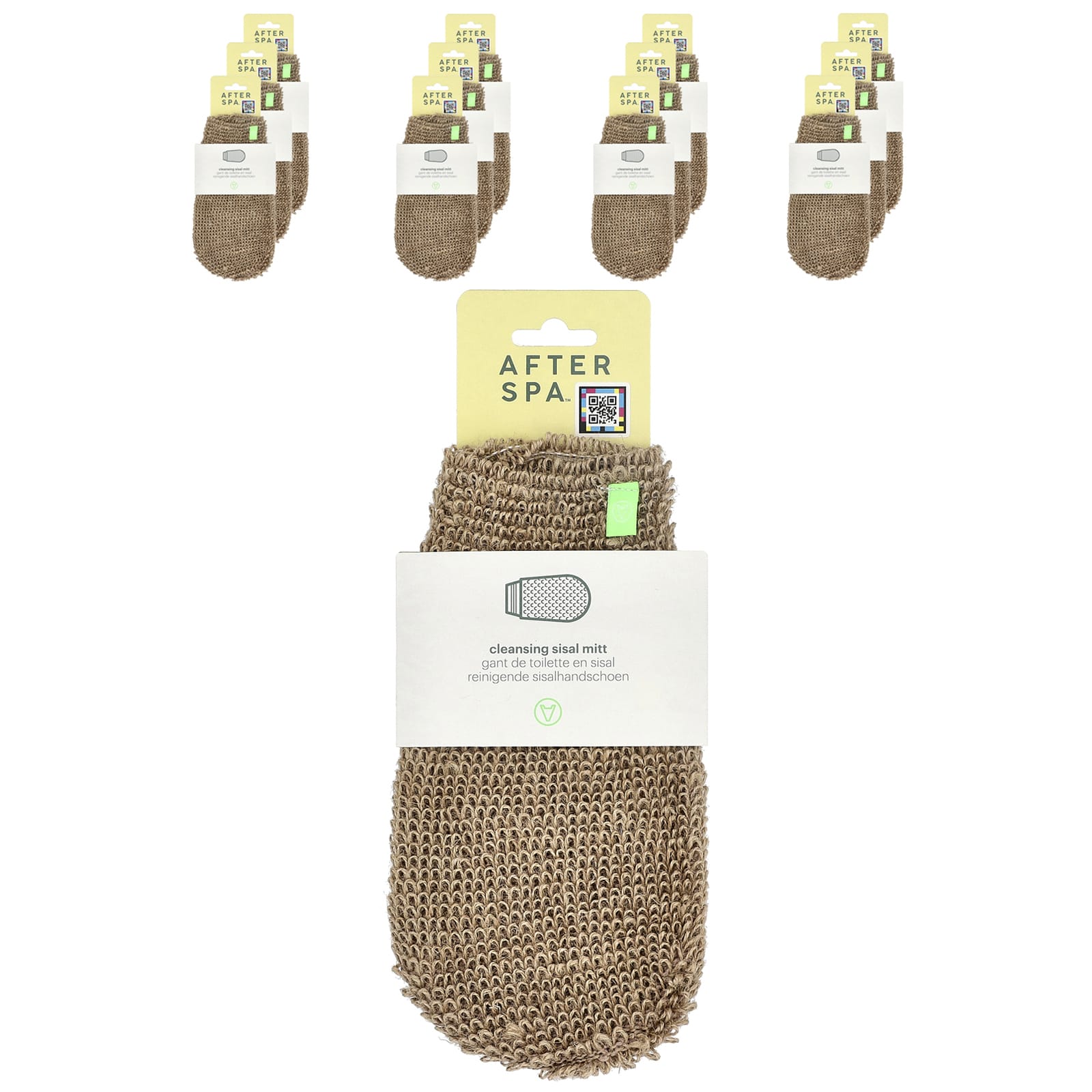Cleansing Sisal Mitt, 12 Mitts