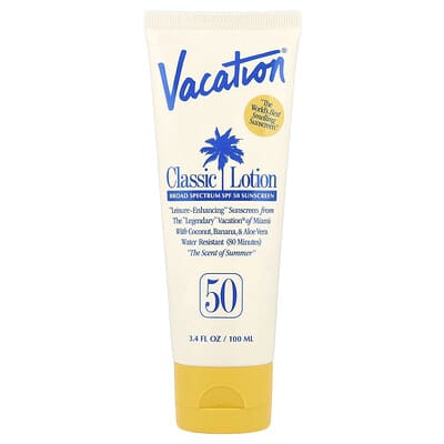 Classic Lotion Sunscreen, SPF 50, 3.4 fl oz (100 ml)